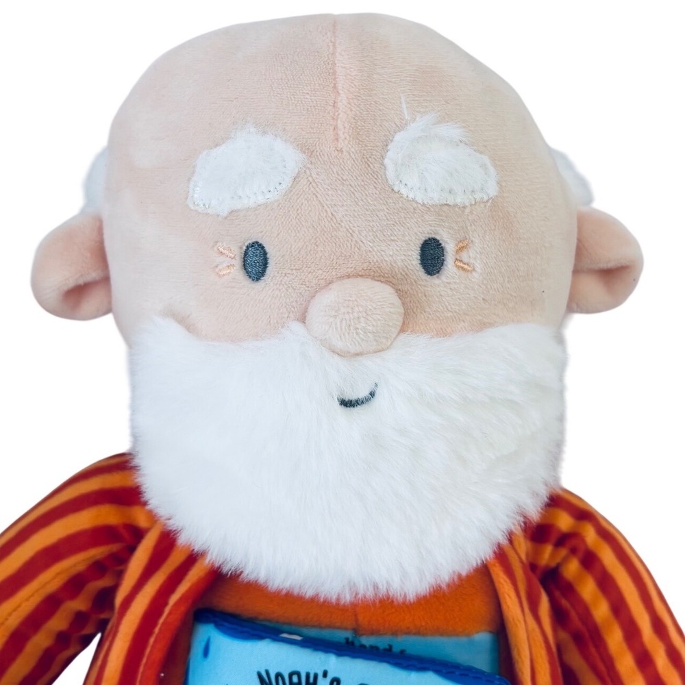 DEMDACO Noah's Ark Plush Noah Puppet Soft Story Book 17" Christian Bible Toy - Picture 2 of 5